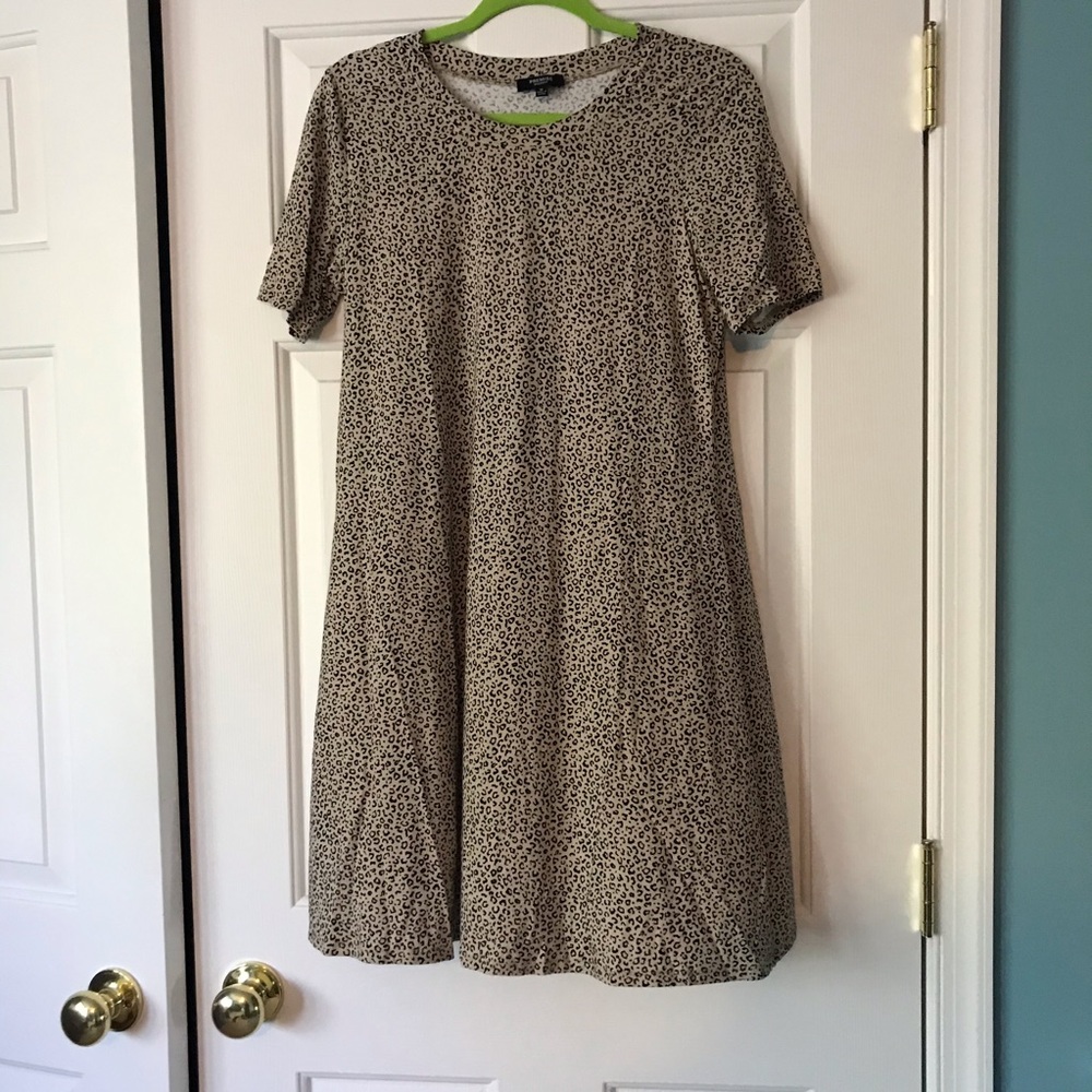 Leopard Print Swing Dress